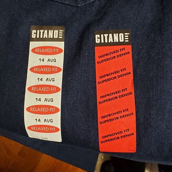 VTG Gitano Jeans Womens 14 Avg Relaxed Fit Navy Y2K 80s 90s Mom Jeans High Rise - Picture 5 of 10